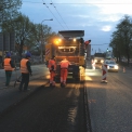 Noční práce – rekonstrukce ulice Palackého, výměna asfaltových vrstev
