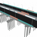Obr. 6 – Mosty z tyčových prefabrikátov s mostným vybavením