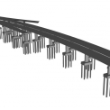 Obr. 6 – Mosty namodelované v Easy Bridge pro potřeby statického výpočtu