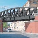 Obr. 8 – Nová konstrukce mostu přes ul. 1. Pluku