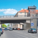 Obr. 9 – Nová konstrukce mostu přes ul. Křižíkova