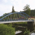 Most přes Lužnici v Zářečí u Bechyně