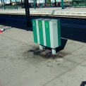 Fotodokumentace mytí na hlavním nádraží v Plzni – 2. nástupiště
