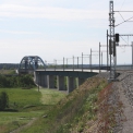 Část hotového koridoru na trati Tábor – Sudoměřice