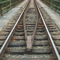 Starý stav – železniční svršek na mostě