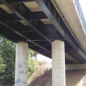 Dokončená nosná konstrukce mostu