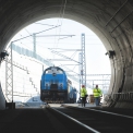 SŽDC zahájila provoz v nejdelším železničním tunelu v České republice, první vlak projel Ejpovicemi 15. listopadu (Foto: Metrostav a. s.)