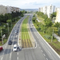 Pohled na Zelenou trať BRENS v Košicích – realizace duben 2018
