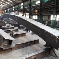 Výroba – ocelové oblouky mostu