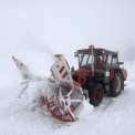 Sněhová fréza II368 – Strážná (Lanškrounsko) 16. 1. 2019 dopoledne