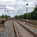 Oprava železničního svršku na trati Velký Osek – Kolín