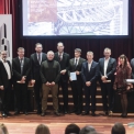 Představitelé ECCS v Bruselu předali čestné uznání českým zástupcům, podílejícím se na rekonstrukci mostu přes nádrž Hracholusky