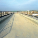 Pohled na most po dokončení stříkané izolace Conipur M 800