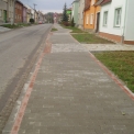 Nová silnice a chodníky v Náměšti na Hané