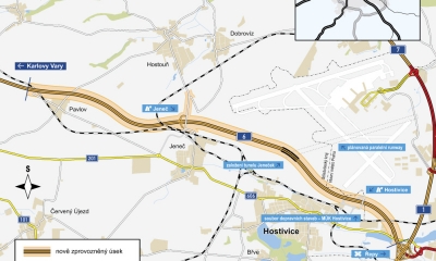 Mostní objekty a zdi na R6 v úseku Praha – Pavlov