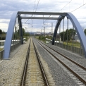 Modernizace IV. tranzitního železničního koridoru, úsek Doubí – Tábor, novostavba mostu v Táboře, foto: Jan Vašíček