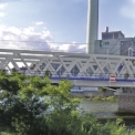 Kolín – vizualizace nového mostu, podjezdná výška 5,25 m, zdvižné pole 7,0 m