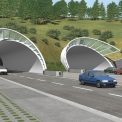 Tunelový portál Radotín – vizualizace