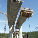 Estakáda přes Radotínské údolí – letmá betonáž