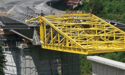 Výroba OK mostu přes Lochkovské údolí v MCE Slaný