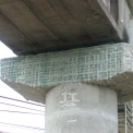 Obr. 2 – Použití sklolaminátových výztužných sítí na mostních stavbách