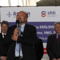 Generální ředitel OHL ŽS, Michal Štefl, při slavnostním projevu