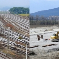 Rekonstrukce 35 km železniční tratě u Žiliny (Foto: Železnice Slovenské republiky - ŽSR)