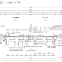 Obr. 3: Příčný řez mostem