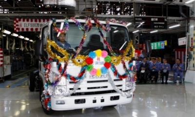 Lehkých nákladních vozů Isuzu řady N bylo vyrobeno již 5 miliónů kusů