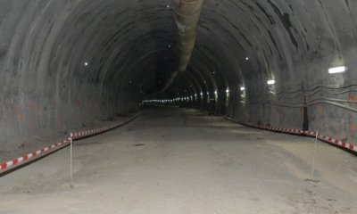 Proražení železničního tunelu v Tureckém vrchu