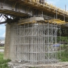 Výstavba mostu SO 201 na obchvatu města Vamberk