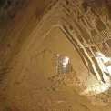 První prorážka technologického otvoru pro zlepšení větrání při práci v podzemí – 1. února 2010