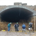 Obr. 30 – Jihlavský tunel v průběhu čelního odtěžování