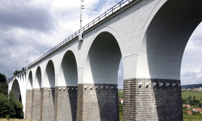 Lokální sanace a údržba viaduktu v Dolních Loučkách