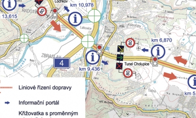 Řízení provozu v tunelových úsecích Silničního okruhu kolem Prahy