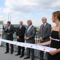 Slavnostní otevření Nuselského mostu v Praze proběhlo za přítomnosti význačných osobností. (Foto: Ludmila Doudová)
