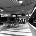 Podzemní nástupiště hlavního nádraží v Curychu