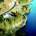 Dálnice E39 Orkdalsvegen v Norsku, která se stavěla v letech 2003 - 2005.