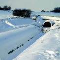 Obr. 14 – Tunely v zimě