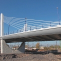 Hotový most přes nádraží v Bohumíně