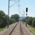 Rekonstruovaná traťová kolej na pražcích typu Ypsilon v úseku Wieliczka Boguczice – Wieliczka Park; foto: V. Fišar, SUDOP PRAHA a. s.