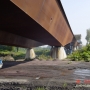 Komorové nosníky před betonáží mostovky (08/2006)