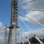 Pylon hlavního mostního pole ve směru na Bohumín